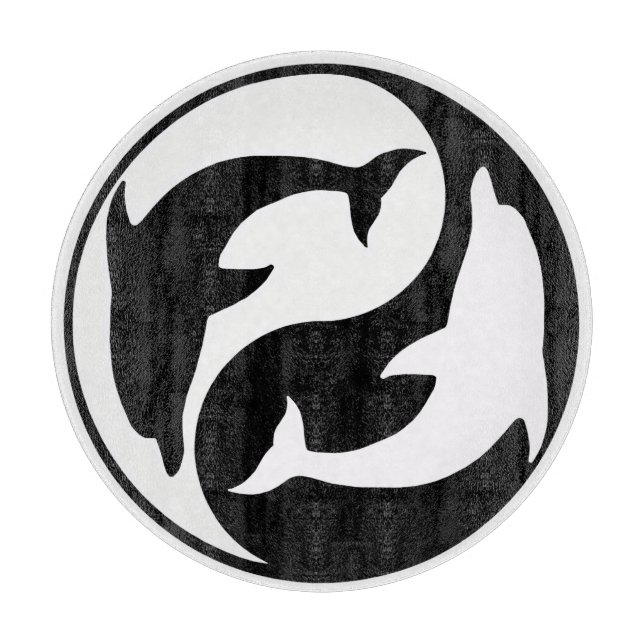 Yin Yang Dolphins Caking Board (Framsidan)