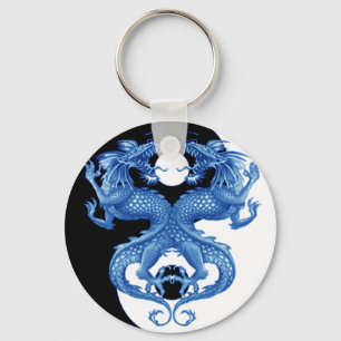 Yin Yang Dragon 2 Nyckelring