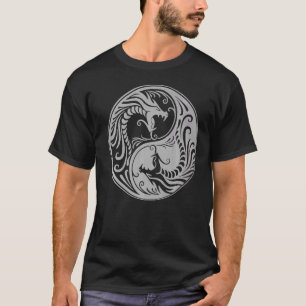 Yin Yang Dragon Circle T Shirt