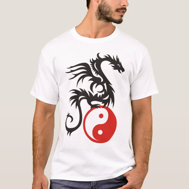 Yin & Yang Dragon Tröja (Framsida)