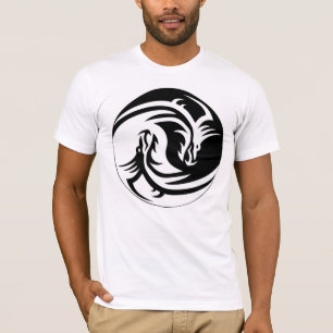 Yin Yang Dragons T Shirt