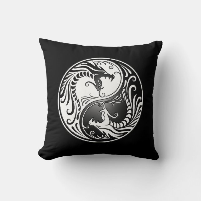 Yin Yang drakar Kudde (Framsida)