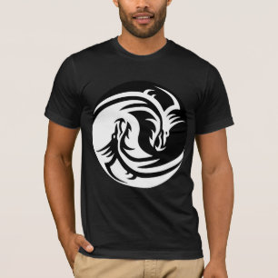 Yin yang drakons T-shirt