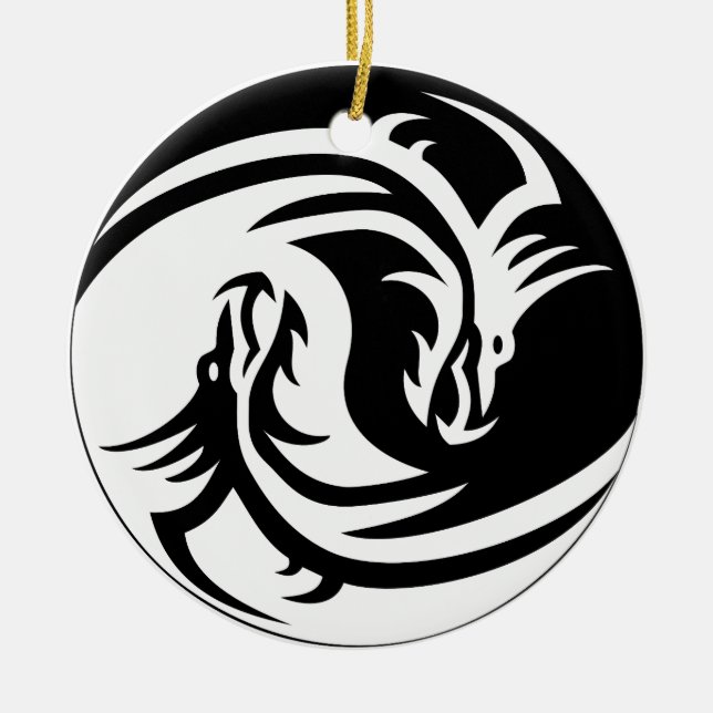 yin yang draks ornament (Framsidan)