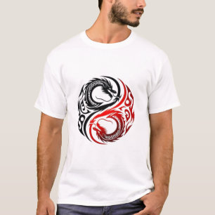Yin Yang Draktröja T Shirt
