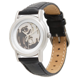 Yin yang Dubbel Drake Armbandsur