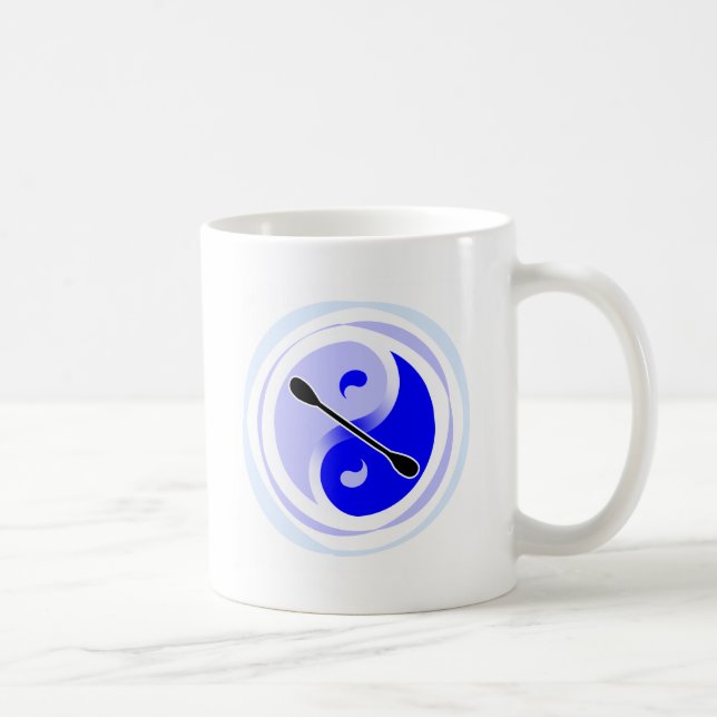 Yin-Yang dubbelt blad Kaffemugg (Höger)