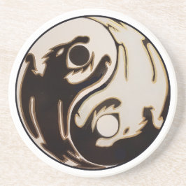 Yin Yang Dubbla Dragon Underlägg