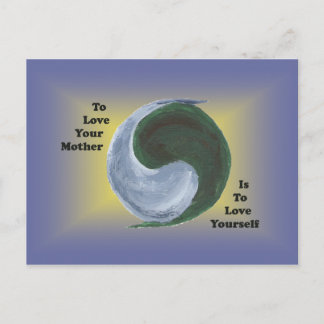 Yin Yang Earth Vykort