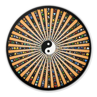 Yin Yang Emoji Knopp