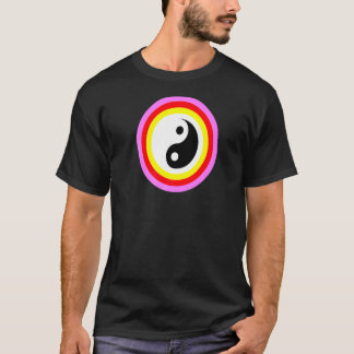 Yin Yang Färg Block T Shirt