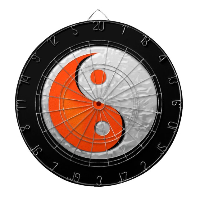Yin Yang Fire and Ice Fantasy Dartboard Piltavla (Framsidan)