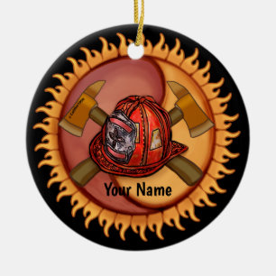 Yin Yang Firefighter ornament