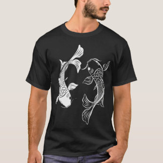 Yin Yang Fish Koi Fish T Shirt
