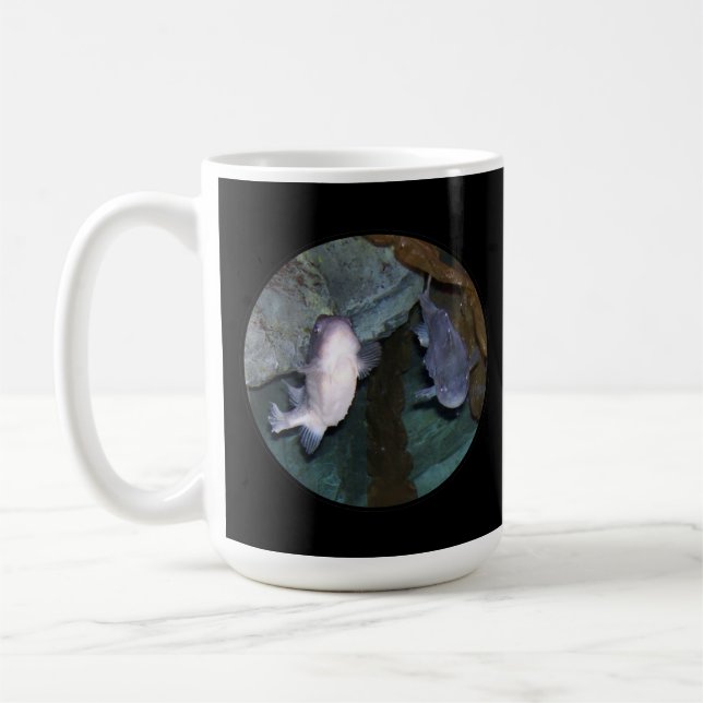 Yin Yang Fisk Foto Kaffemugge Ny Kaffemugg (Vänster)