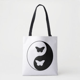 Yin Yang fjäril Tygkasse