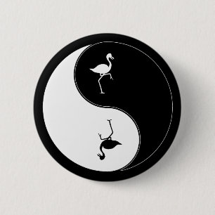 Yin Yang Flamingo Knapp