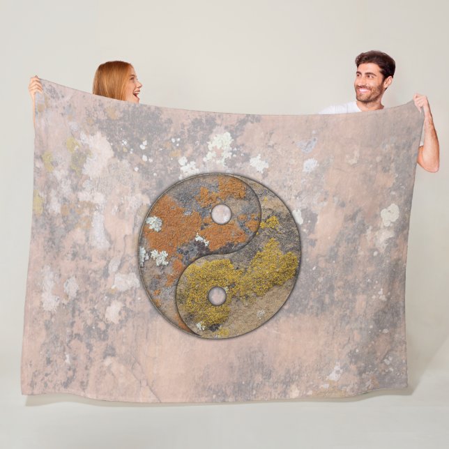 Yin Yang Fleecefilt (På plats)