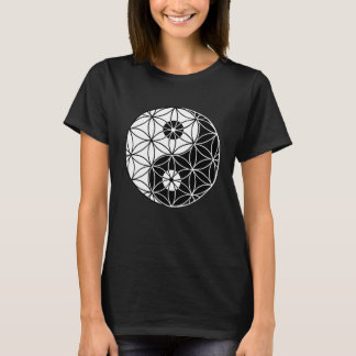Yin & Yang Flower of Life Tao T Shirt