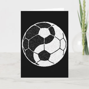 Yin Yang Fotbollsgrafik för män kvinnor pojkar och Kort