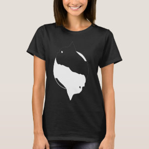Yin Yang fransk bulldog Frenchie symbol meditation T Shirt
