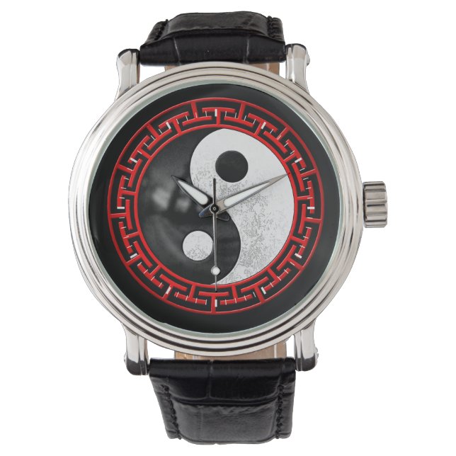 Yin Yang fredliga Meditation Armbandsur (Framsida)