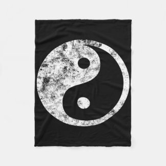 Yin Yang . Fun Yin-yang Symbol Yoga Tao Tee  Fleecefilt
