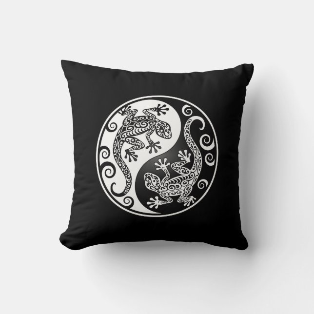 Yin Yang Geckos Kudde (Framsida)