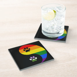Yin-Yang Genderqueer Coaster