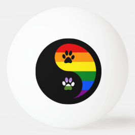 Yin-Yang Genderqueer Ping Pong Ball Pingisboll