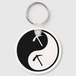 Yin Yang geologi Nyckelring