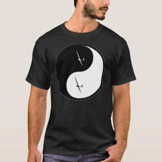 Yin Yang glidning Tee Shirt