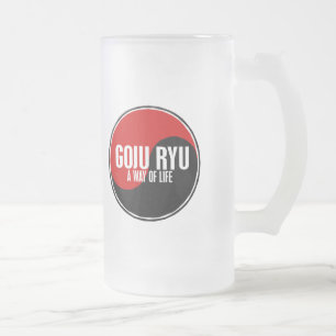 Yin Yang GOJU RYU 1 Frostat Ölglas