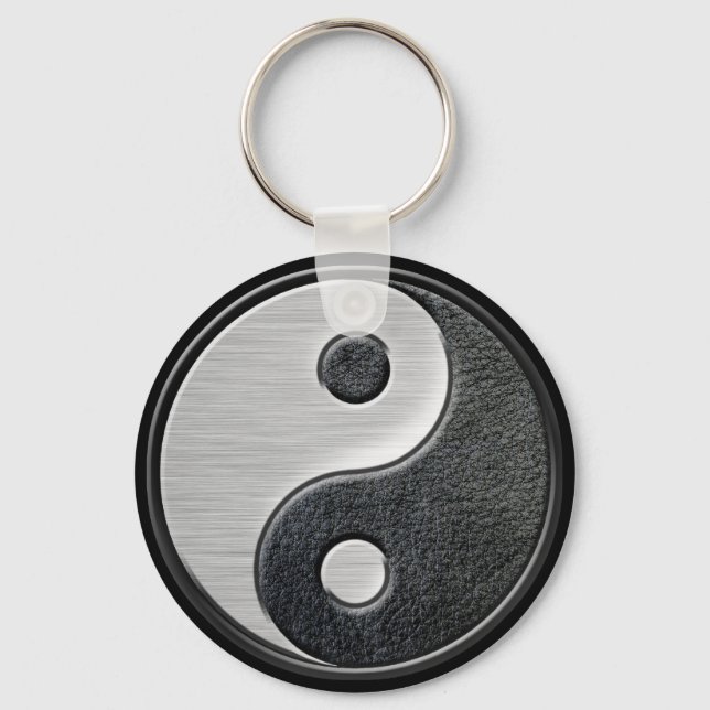 Yin Yang Graphic. Nyckelring (Framsida)