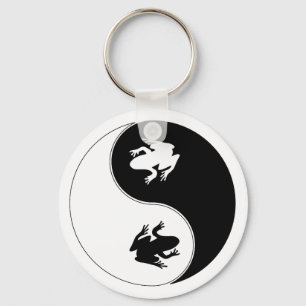 Yin Yang groda Nyckelring