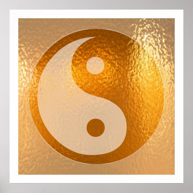 YIN YANG Guld Poster YingYang (Framsidan)