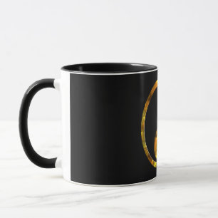Yin & Yang GULD Svart Mugg