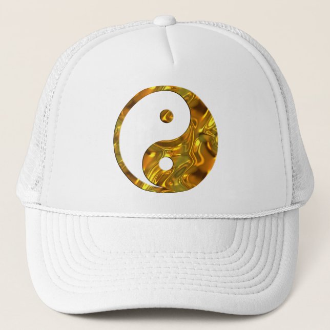 Yin & Yang GULD Truckerkeps (Framsida)