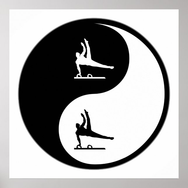 Yin Yang Gymnastics Poster (Framsidan)