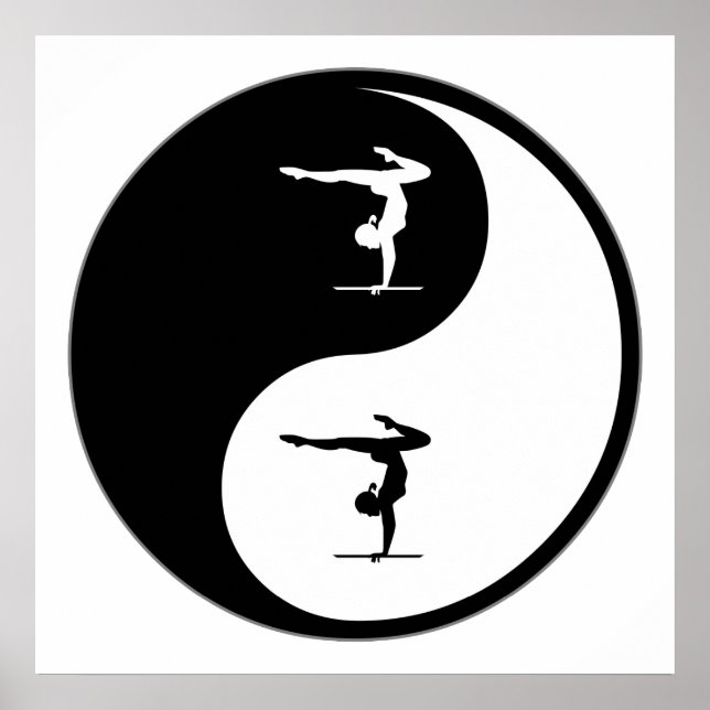 Yin Yang Gymnastics Poster (Framsidan)