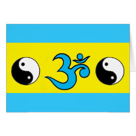 Yin Yang Hälsningskort
