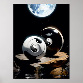 Yin Yang Harmony: annars globalt jämvikt Poster