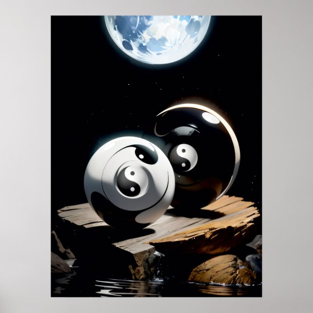 Yin Yang Harmony: annars globalt jämvikt Poster (Framsidan)