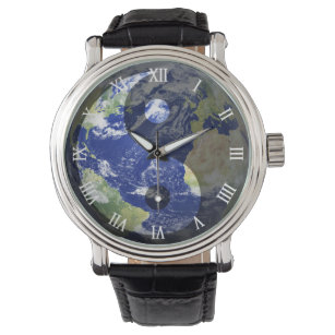 Yin-Yang Harmony på vår planet W/ Clockface Armbandsur