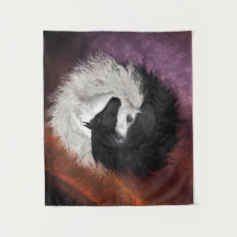 Yin Yang hästTapestry
