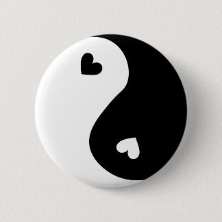 Yin Yang Hearts design Knapp