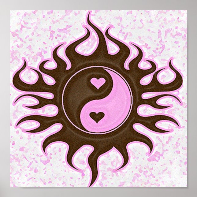 Yin Yang Hearts Poster (Framsidan)