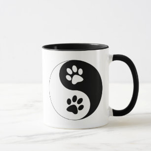 Yin Yang hundtassar Mugg