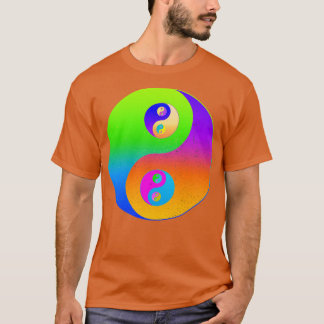 Yin Yang Infinity Trippy Psychedelic Tie Dye T Shirt