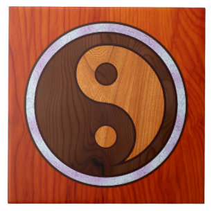Yin-Yang inlägg Kakelplatta